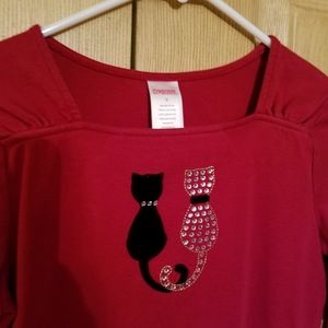 Gynboree 3 piece black cat set size: 9